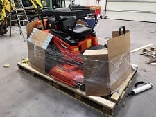Hvordan man emballerer en lille maskine på palle 4